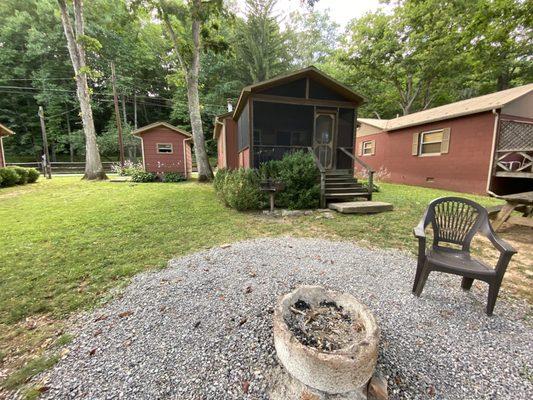 River Shoals cabin from river