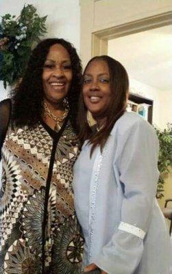 1st lady Warrenell Scoggins and missionary Jackie Sanders