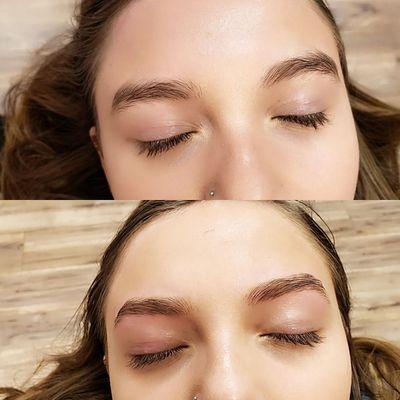 Before and After, Eyebrow Threading