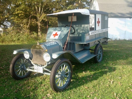 1916 Ford Model T WWI ambulance restoration in progress