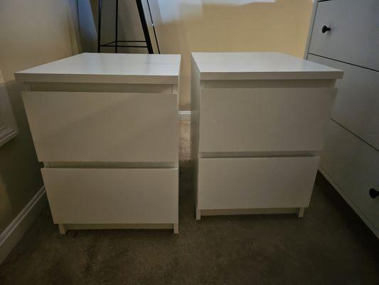 Built end tables