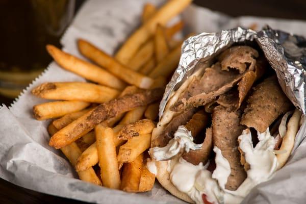 The original Gyro with tzatziki.