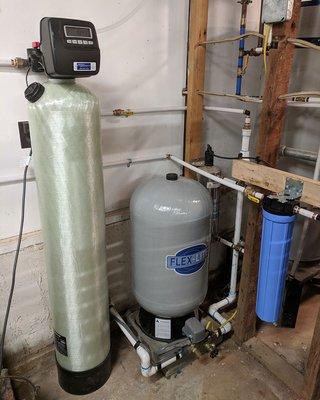 This Barnardsville customer was having serious issues with acidic water and sediments too. They had just switched from a spring water.