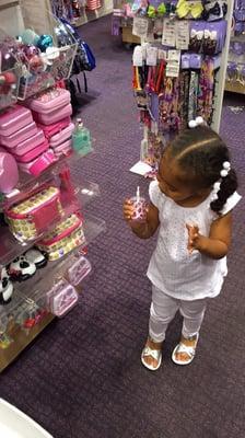 Even 2 year olds love Claire's