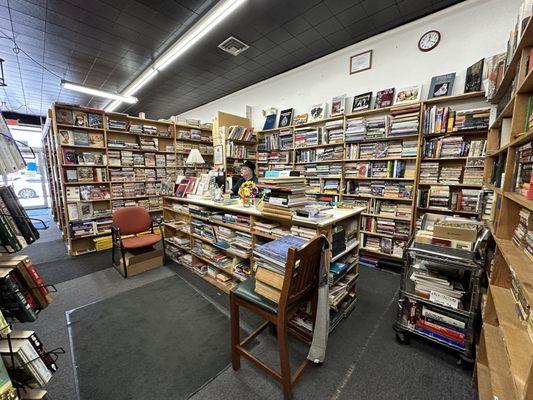 This is the checkout area in the middle of the store.