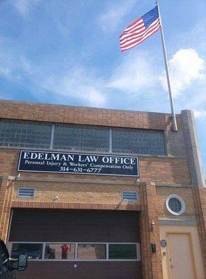 Edelman Law Office at the old Affton, Missouri Firehouse located in St. Louis