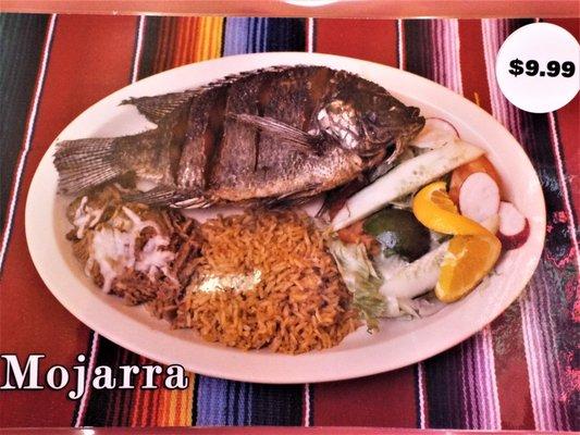 Mojarra Plate $9.99