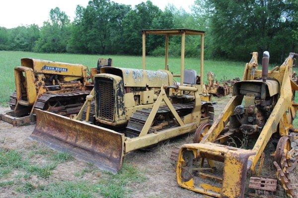 Farmer John has lots of John Deere Crawler Parts