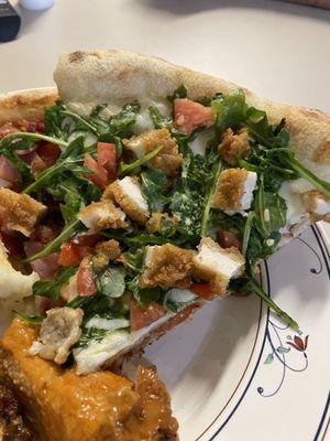 Arugula pie is delicious!