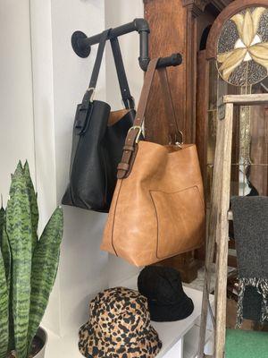 These soft leather boho bags come with an additional matching purse inside for travel adventures!