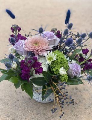 Flowers a La Carte amazing designer-choice purple arrangement