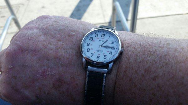 My new watch. Perfect. Big numbers!