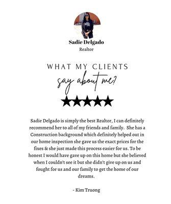 What My Clients Say About Me