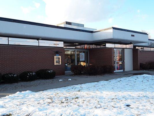 Main entrance facing Winton Road.