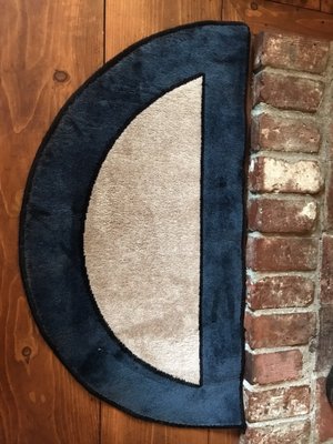 Wool hearth rug like new again