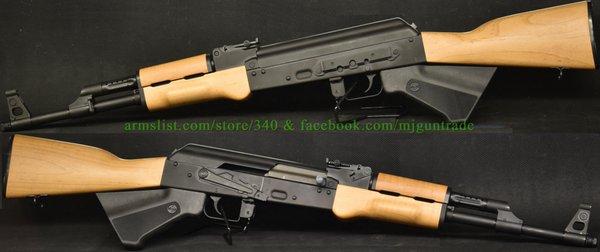 Century Arms Int. RAS-47 in 7.62x39mm w Wood Stock & CA Comp. Featureless