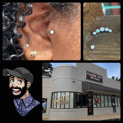 Tragus Piercing by Greg Marrero