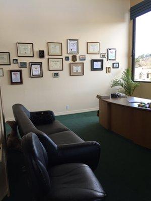 Dr Huntley's office