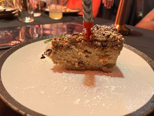 Apple Crumb Cheesecake