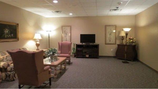 Grace Funeral Home ~ Victoria has a newly remodeled Chapel with ample parking, two visitation rooms, and a comfortable lobby.