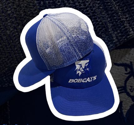 KMBE Bobcats embroidered spirit hat.