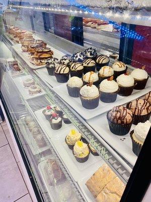 A handful of cupcake choices