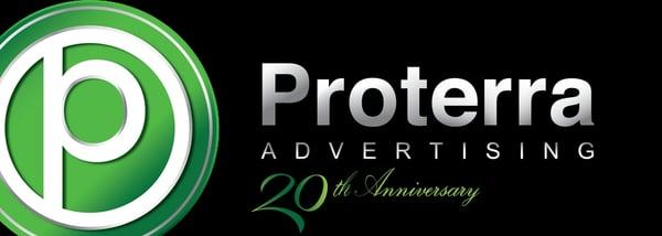 Happy 20th anniversary to Proterra Advertising! For 20 years we have been the agency company's put their trust in!