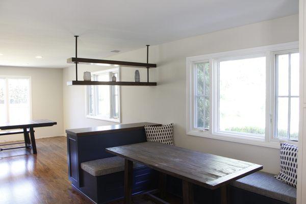 Custom Floating Shelves and Shelving