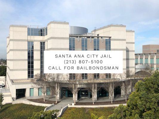 Santa Ana city Jail & Police Department   For all arrest information call me as we are a fiduciary and provide 24/7 service!