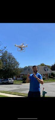 Drone helps to see some roofs!