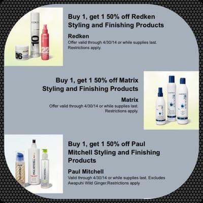 March/April Promos