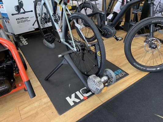 Convert your bike into a stationary exercise bike