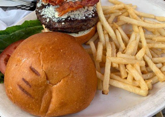 Blue Cheese Bacon Burger