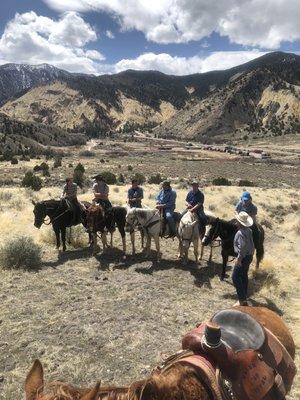 Stopping spot on the trail!