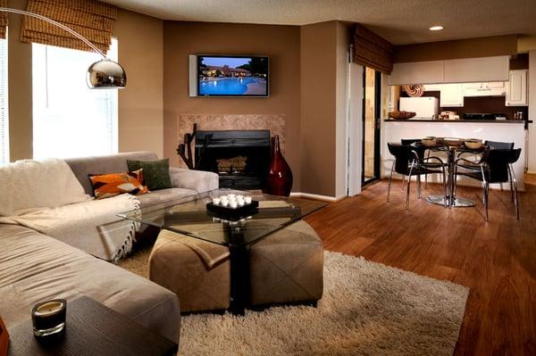 Woodcreek Apartments Living Room