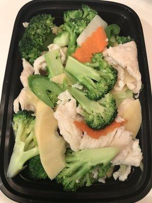 Steamed Chicken with Mixed Vegetables