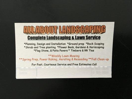 All About Landscaping