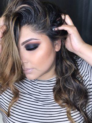 Smokey black and brown