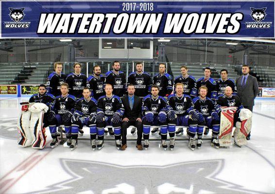 Team photo of FHL CHAMPIONS WATERTOWN WOLVES!