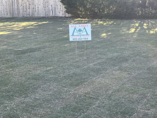 Sod and Irrigation install