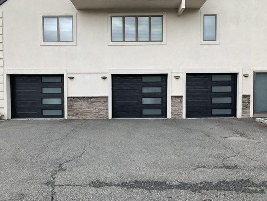 Black Modern Garage Door