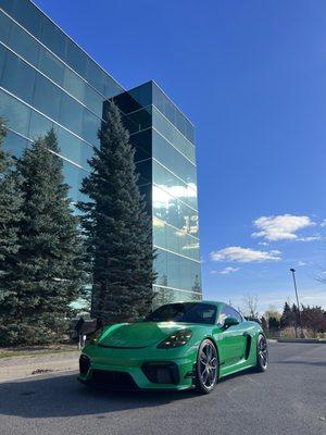 Porsche GT4 finished up