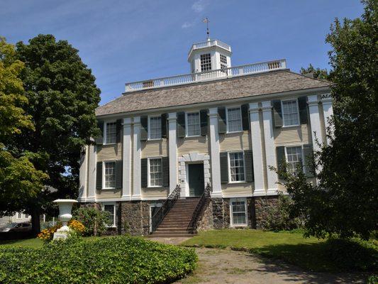 The Shirley-Eustis House, built in 1747 in the village of Roxbury, Massachusetts.