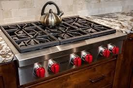 Wolf Built In Gas Cooktop.