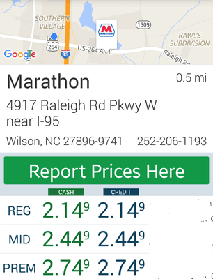 Marathon Gas Station