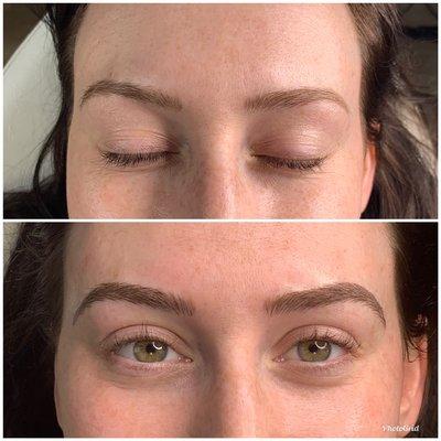 Microblading & Shading Revision - *previous work done by another artist*