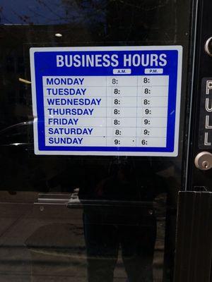 Business hours