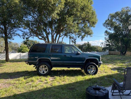 6 inch lift on 97 Yukon