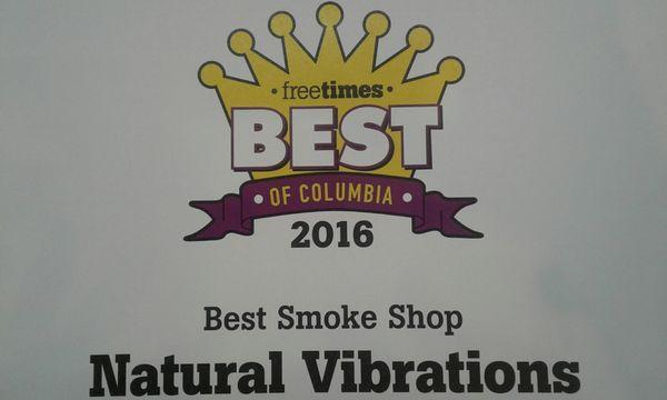 Natural Vibrations is the first smokeshop in 20 years to operate in South Carolina! Serving Columbia and South Carolina since 1997