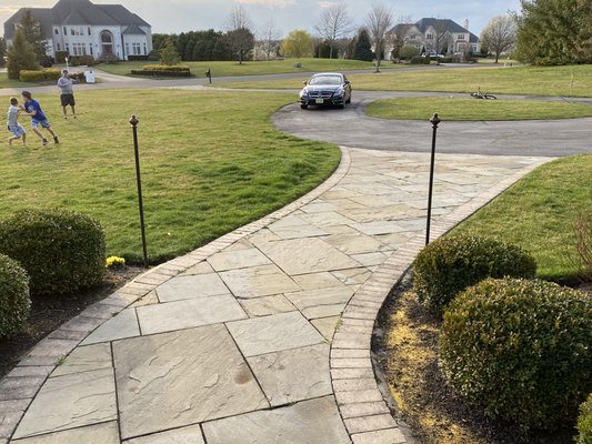 The walkway Marion installed at my home.